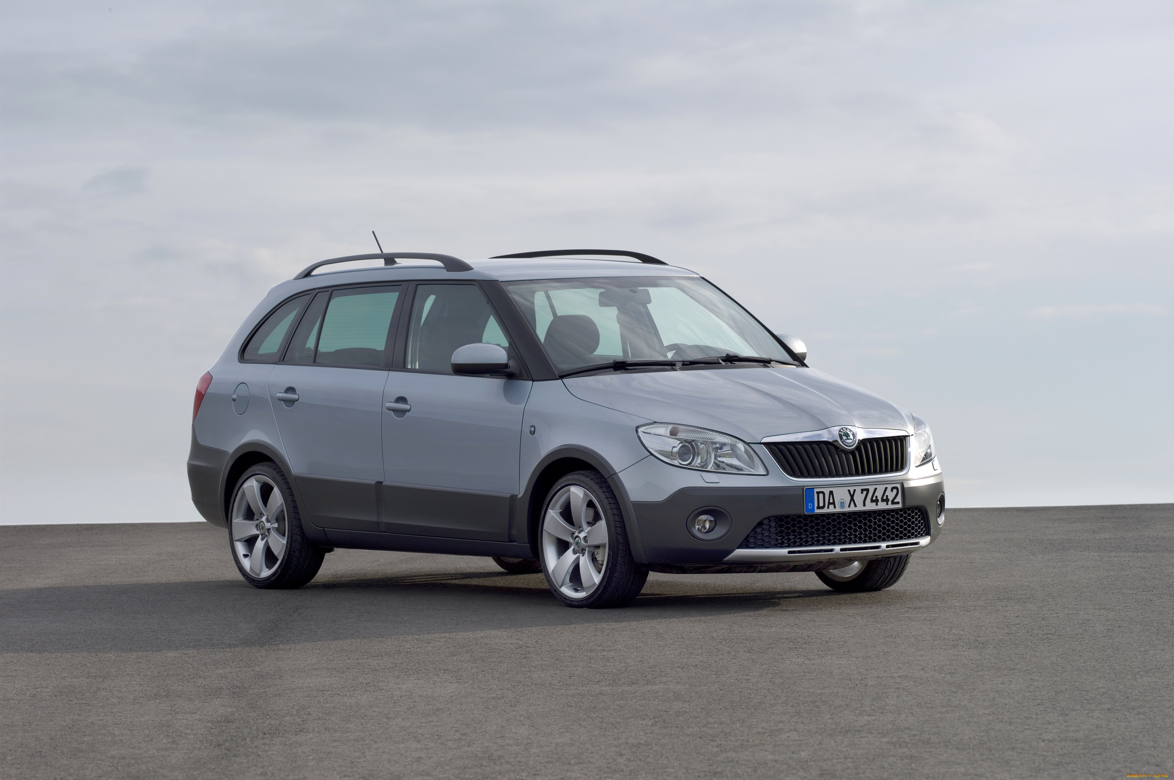 , skoda, fabia, 5j, combi, scout, 